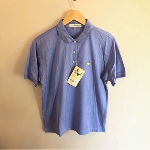 NWT Masters Magnolia Lane Women’s Blue Golf Polo Shirt